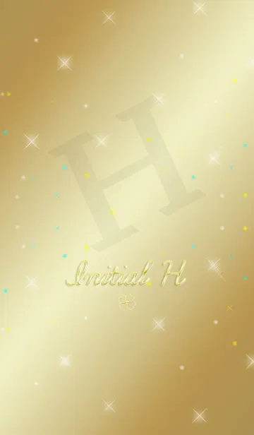 [LINE着せ替え] 運気を上げる着せ替え イニシャルHの画像1