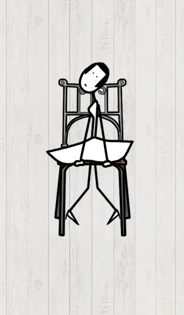 [LINE着せ替え] オトナ可愛い＊シンプル椅子きせかえの画像1