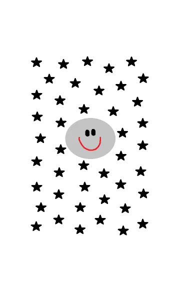 ハッピースターとスマイルフェイスのLINE着せ替え