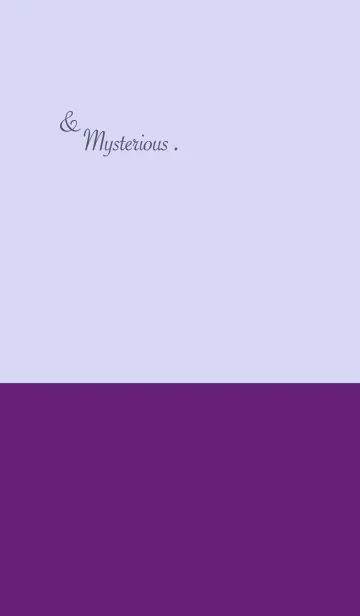 [LINE着せ替え] ＆ ミステリアス . <大人デザイン>の画像1