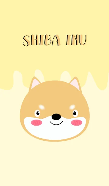 [LINE着せ替え] Simple Pretty Shiba Inu Dog Theme(jp)の画像1