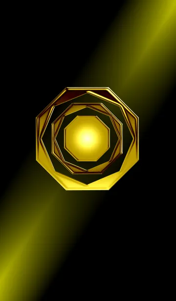 [LINE着せ替え] 華麗なる金（幸運の八角形）の画像1