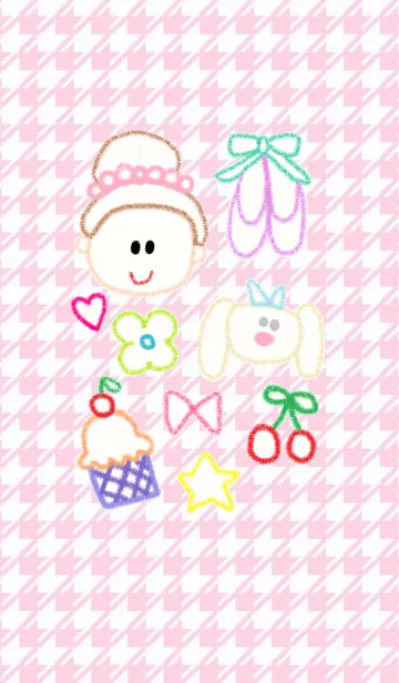バレリーナ x クレヨンの着せ替えメイン画像