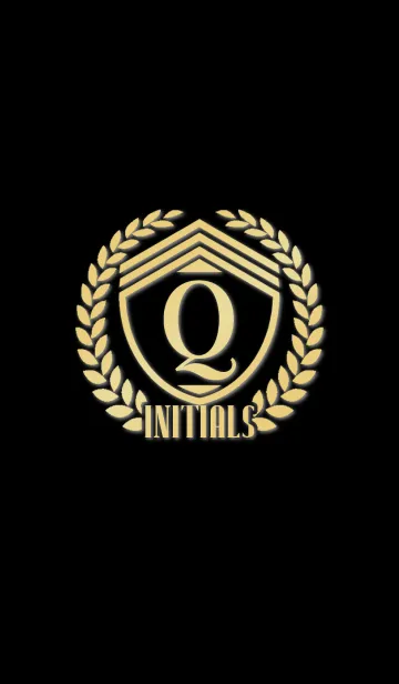 [LINE着せ替え] 大人のInitials 5 "Q"(j)の画像1