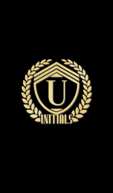 [LINE着せ替え] 大人のInitials 5 "U"(j)の画像1