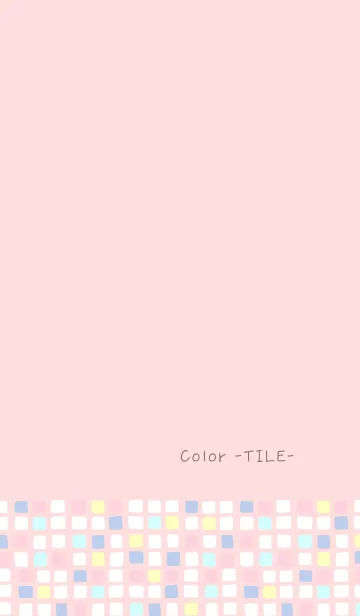 [LINE着せ替え] Color -TILE- 16の画像1