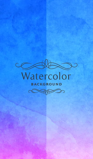 [LINE着せ替え] 大人も使える 水彩デザインの画像1