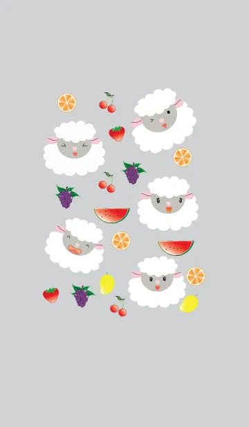 [LINE着せ替え] Cute sheep theme vr.3 (JP)の画像1