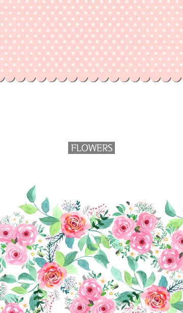 [LINE着せ替え] water color flowers_515の画像1