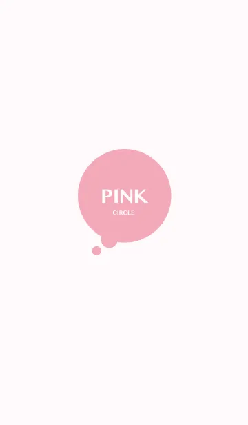 [LINE着せ替え] PINK CIRCLE 〜丸いアイコンの画像1