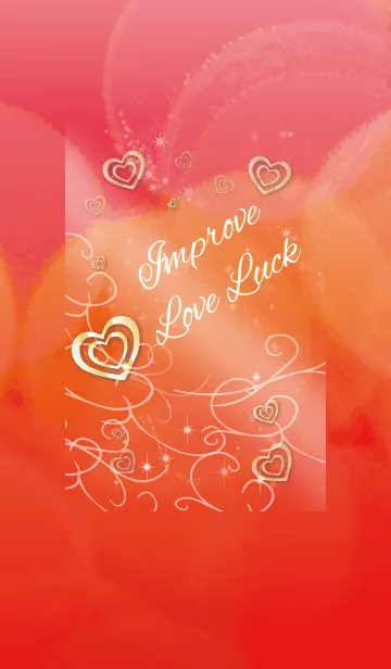 [LINE着せ替え] 恋愛運 自分をアピールする赤 大人女子向けの画像1