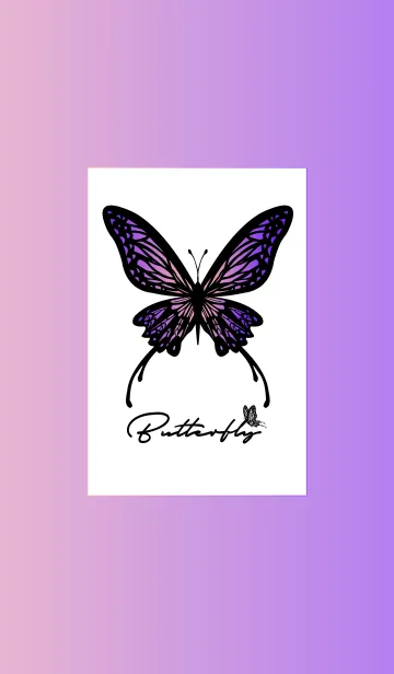 大人DESIGN_BUTTERFLY =WHITE/TWILIGHT=の着せ替えメイン画像