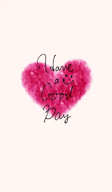 [LINE着せ替え] 大人スマイルと赤いハート24の画像1