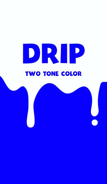 [LINE着せ替え] ドリップ 2トーン カラー スタイル 11の画像1