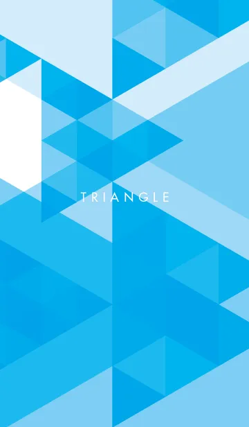 [LINE着せ替え] triangle blue / オトナの画像1