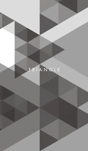 [LINE着せ替え] triangle black / オトナの画像1