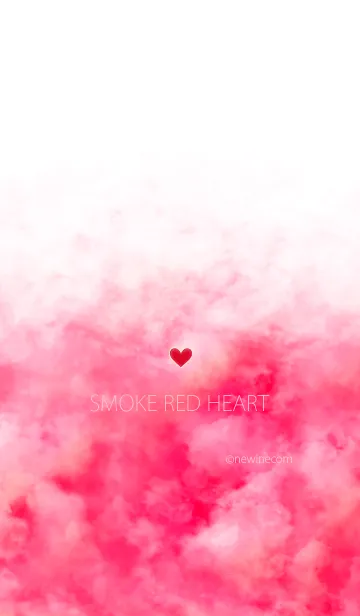 [LINE着せ替え] オトナ スモーク レッド ハートの画像1