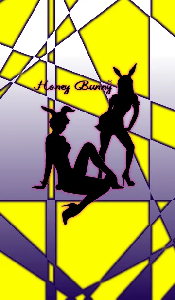 [LINE着せ替え] Honey Bunny 3 -Black ＆ Yellow-：オトナの画像1