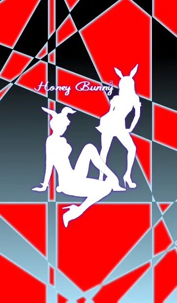 [LINE着せ替え] Honey Bunny 3 -White ＆ Red-：オトナの画像1