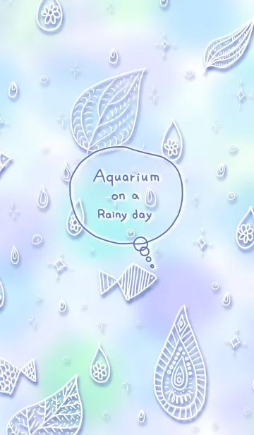 [LINE着せ替え] Aquarium on a rainy day ver.オトナ少女の画像1