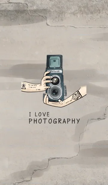 [LINE着せ替え] i love photography (Vintage Version)の画像1