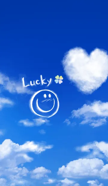 [LINE着せ替え] ペア♥全ての運気アップ♡ラッキースマイルの画像1