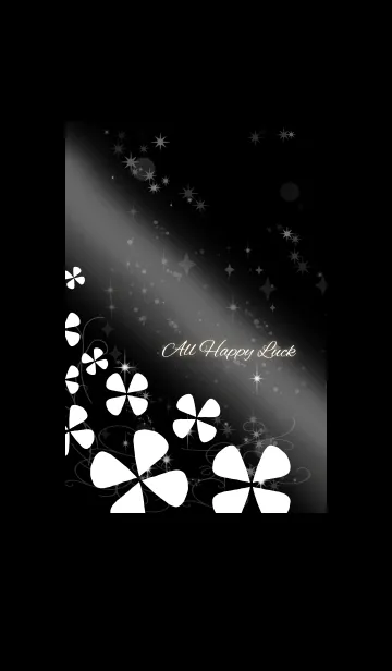 [LINE着せ替え] 全体運向上 光のクローバー オトナ女子向けの画像1