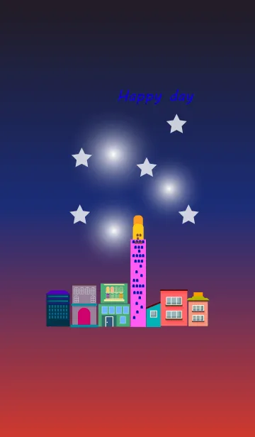 [LINE着せ替え] Happy happy everyday everynight2の画像1