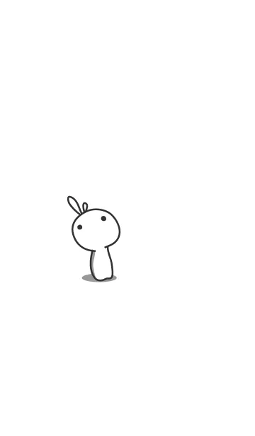rabbit staring-109の着せ替えメイン画像