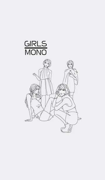[LINE着せ替え] GIRLS MONOverの画像1