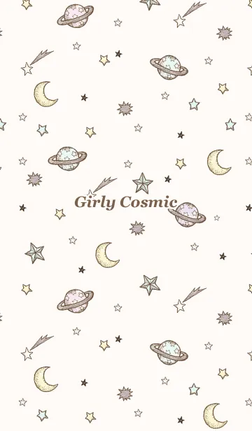 [LINE着せ替え] Girly Cosmic＊大人カワイイの画像1