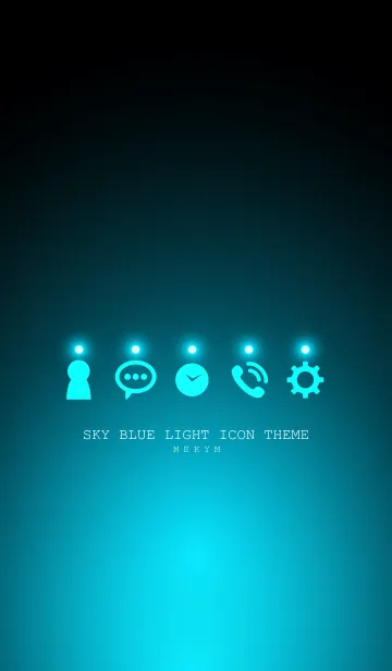 [LINE着せ替え] オトナノヒカリ -SKY BLUE-の画像1