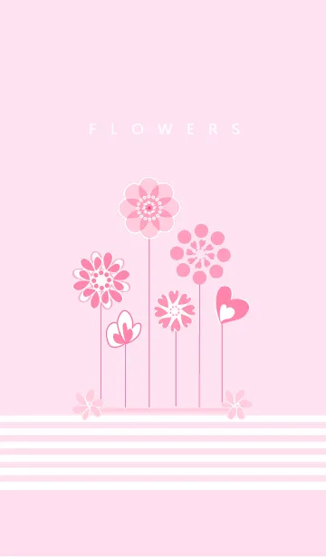 [LINE着せ替え] artwork_Palepink Flowersの画像1