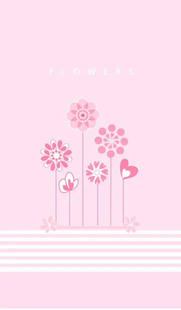 artwork_Palepink Flowersの着せ替えメイン画像