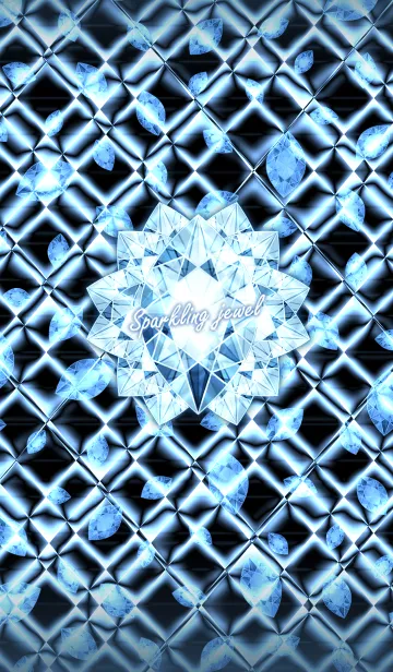 [LINE着せ替え] Sparkling jewel -オトナの青-の画像1