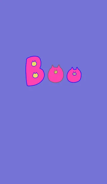 [LINE着せ替え] Boo #2+2の画像1