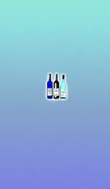 [LINE着せ替え] 大人のシャンパングリーンブルーパープルの画像1