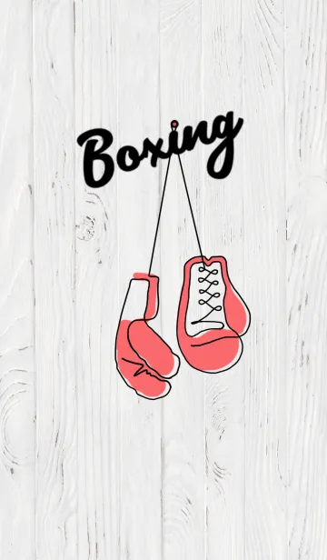 一筆アート -Boxing-の着せ替えメイン画像