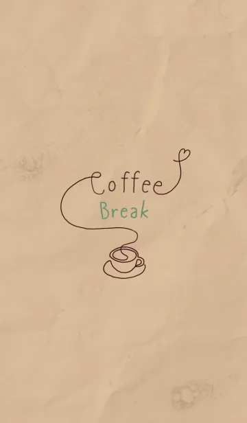一筆アート -大人Cafe-の着せ替えメイン画像