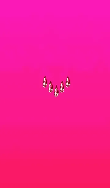 [LINE着せ替え] 大人のレッドクリスタル雫の画像1