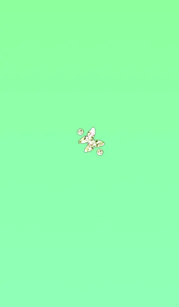 [LINE着せ替え] クリスタルブルーグリーンシンプルの画像1