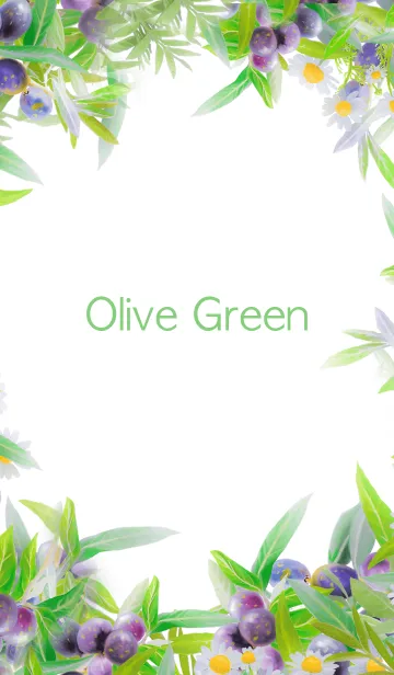 [LINE着せ替え] Olive greenの画像1