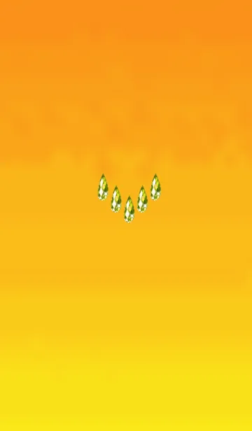 [LINE着せ替え] 大人のイエロークリスタル雫の画像1