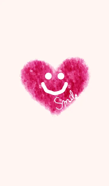 [LINE着せ替え] 大人スマイルと赤いハートの画像1