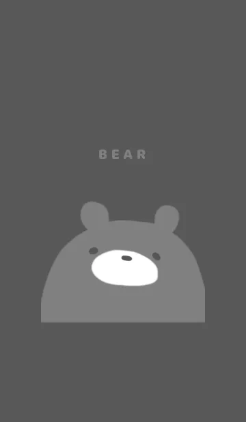 [LINE着せ替え] 黒クマの画像1