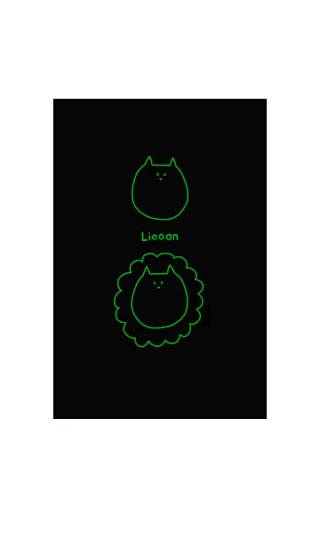 [LINE着せ替え] Liooon Hollowed midori 6の画像1