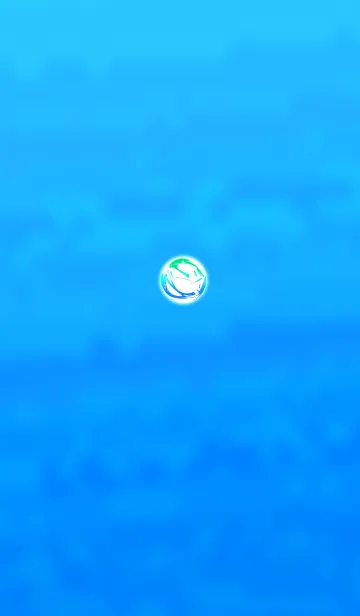 [LINE着せ替え] 大人のビー玉水彩ブルーの画像1