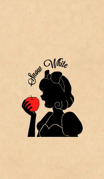 [LINE着せ替え] Snow White Silhouette*の画像1