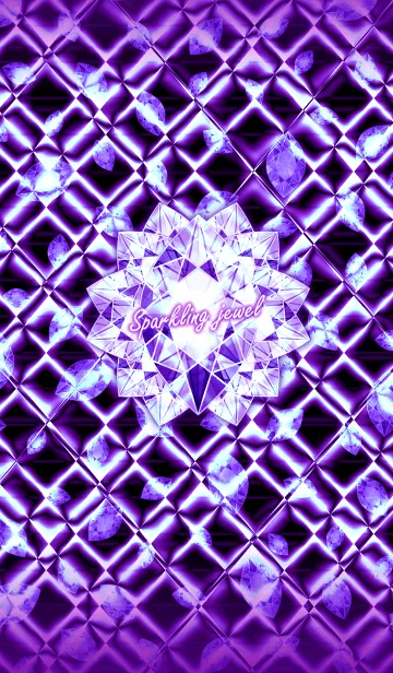 [LINE着せ替え] Sparkling jewel -オトナの紫-の画像1