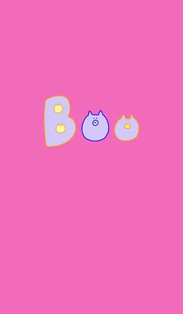 [LINE着せ替え] Boo #3+4の画像1